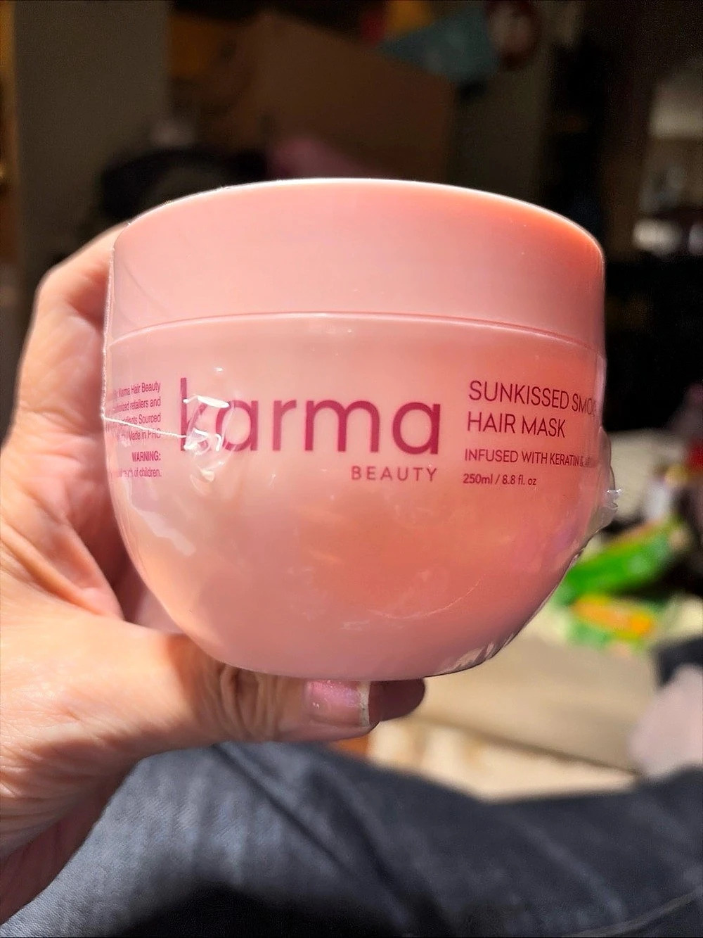 Karma Beauty Sunkissed Smoothie Hair Mask Pink 250ml. New Sealed!